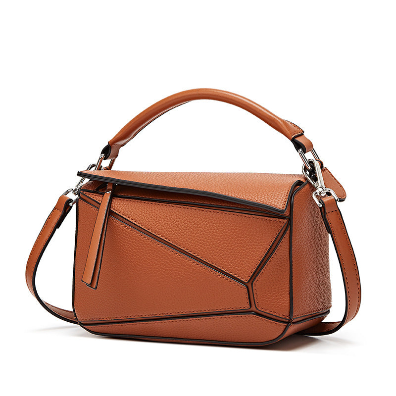 Arden Geometric Panel Structured Handbag