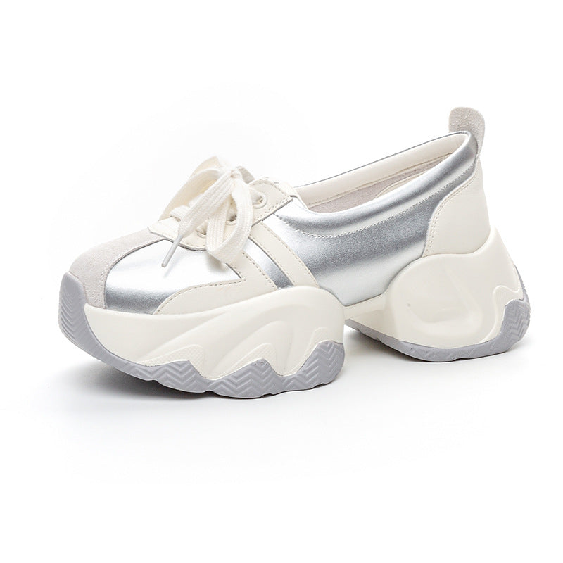 Retro Colorblock Women's Shoes