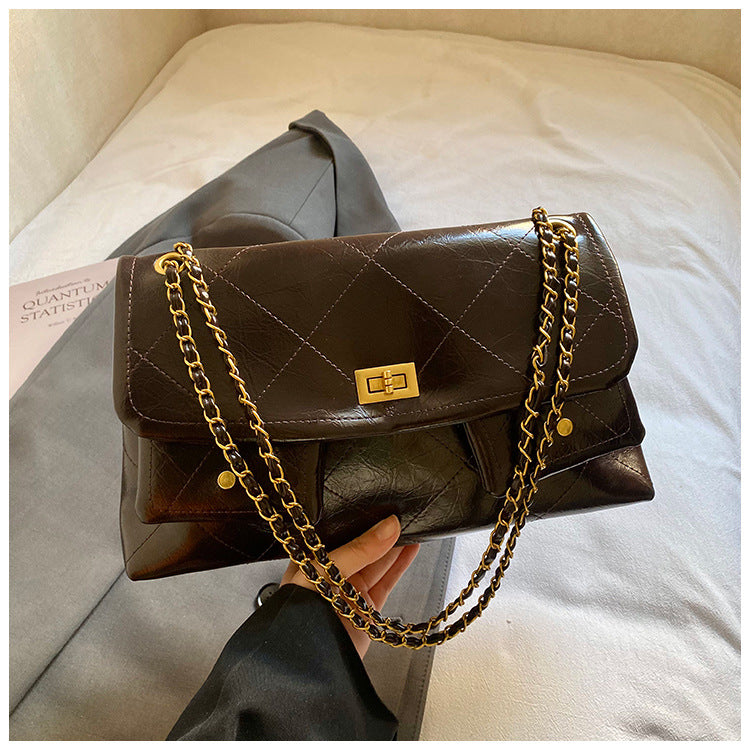 Quilted Chain Women’s Hobo Shoulder Bag