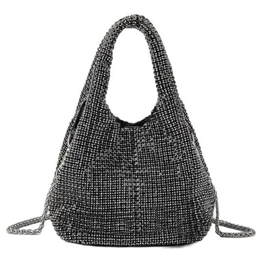 Dazzle Luxe Diamond Bucket Bag