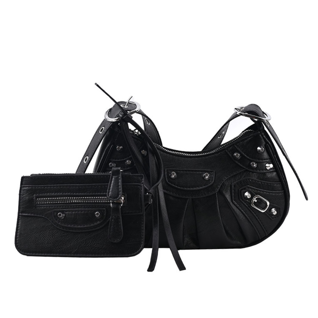 Multi-functional Biker Shoulder Bag