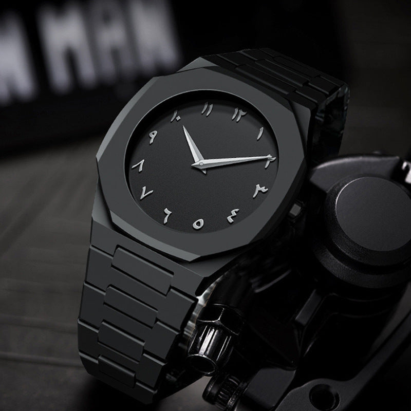 Arabic Dial Plastic Waterproof Luxury Men’s Watch
