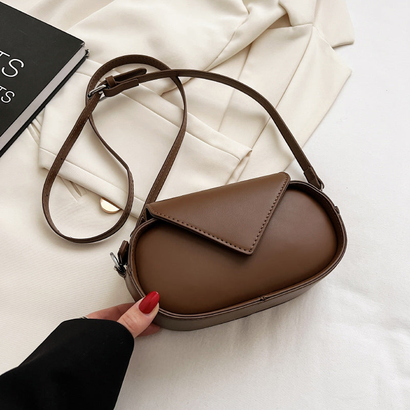 Casual Style PU Leather Mini Shoulder Bag