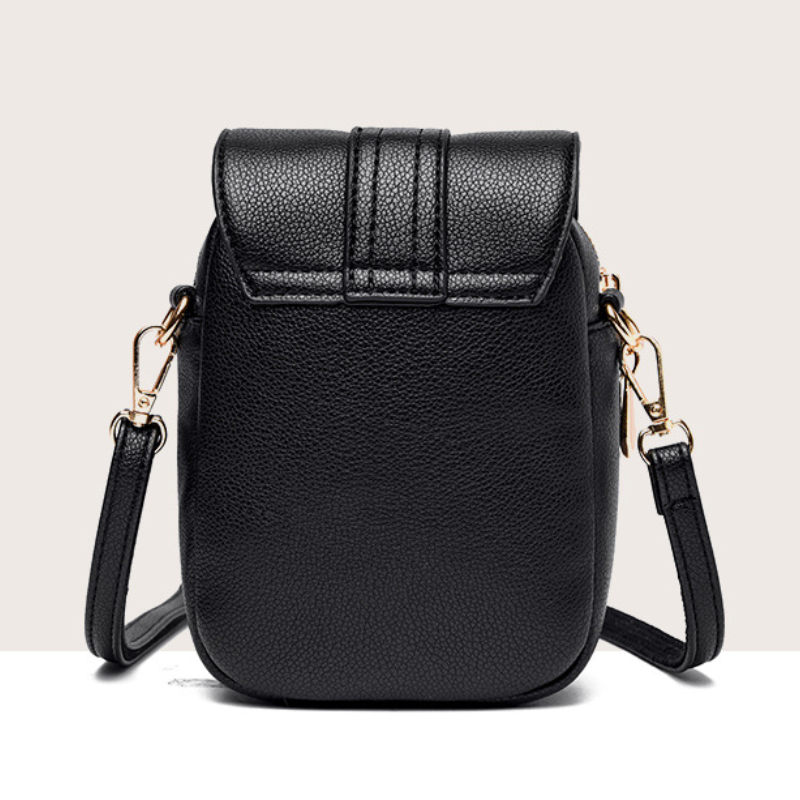 Chic Solid Color Mini Crossbody Bag