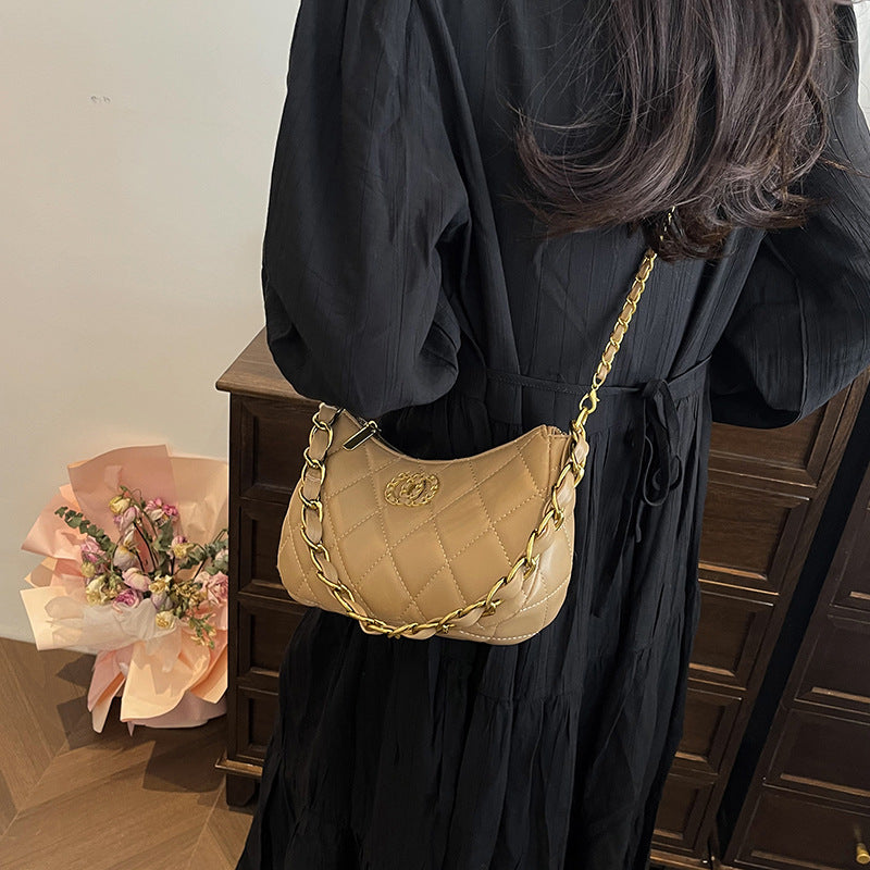 Fashionable Rhombus Shoulder Bag