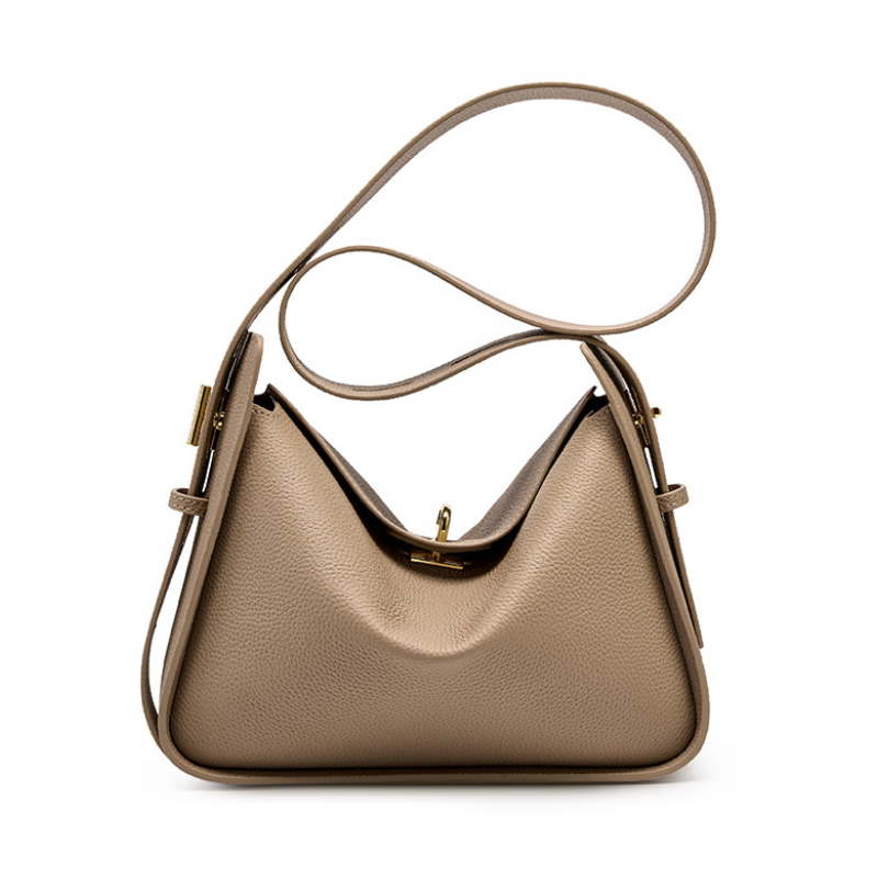 Lychee Textured Wide Strap Bucket Shoulder Bag exclusive at The Patchee Sri Lanka - fashionable and long-lasting, adds charm to any outfit
