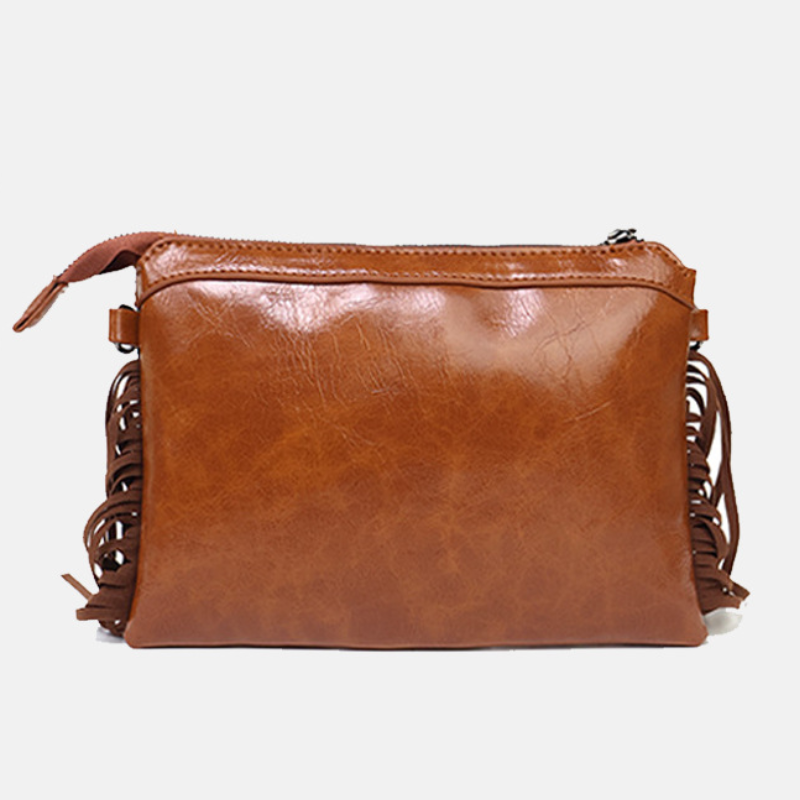 Boho Charm Women’s Tassel Crossbody Bag