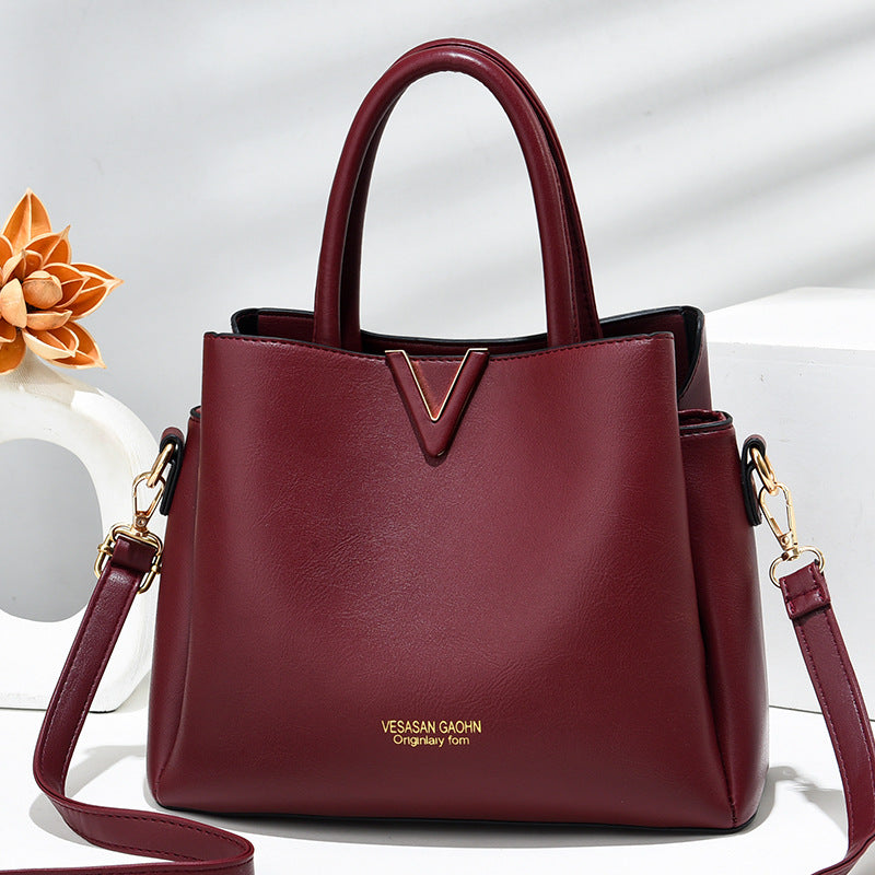 Solid Colored Handbag