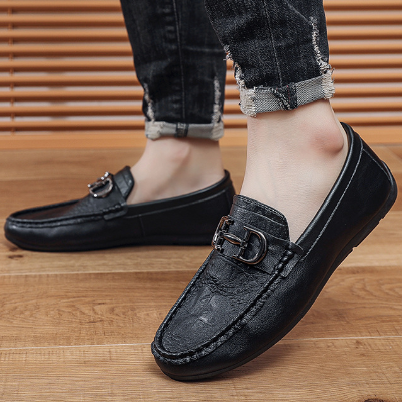 Men’s Business Casual Leather Loafers