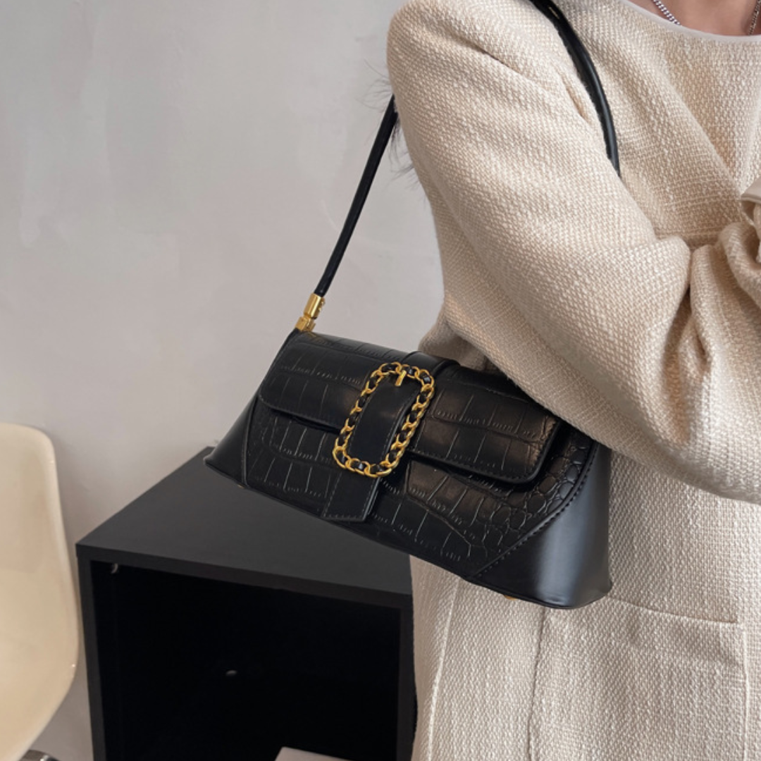 Niche  Underarm Baguette Shoulder Bag