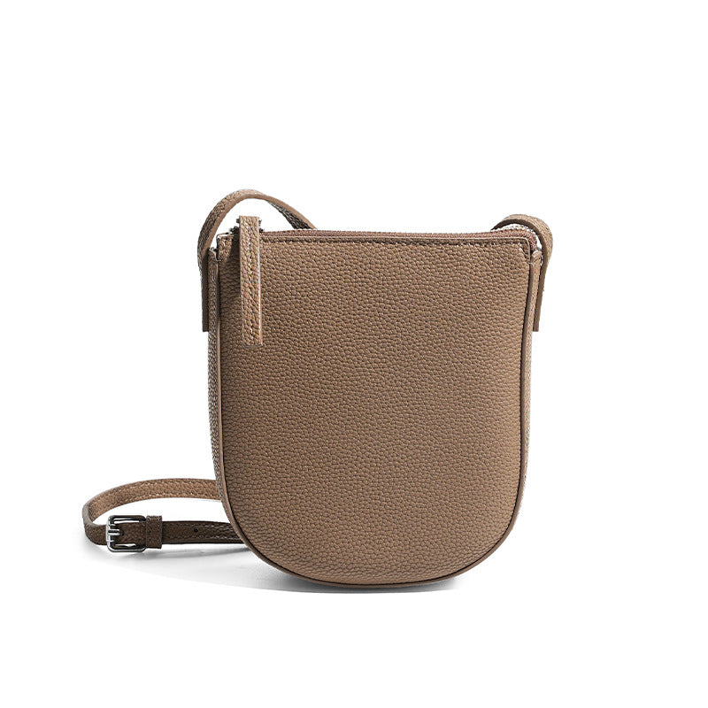 Sleek Essence Leather Crossbody