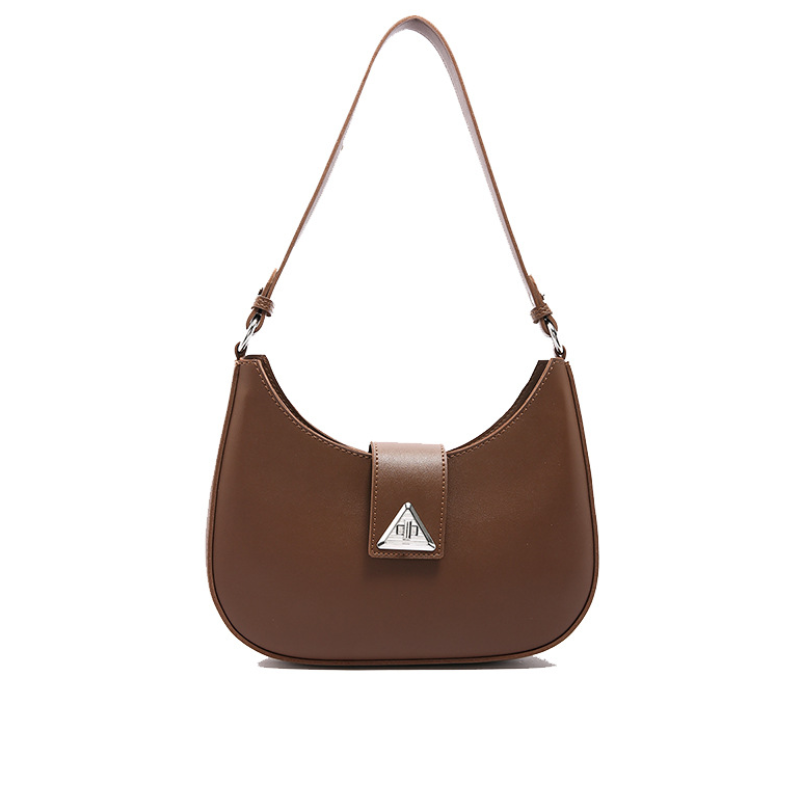 Modern Luxe Crescent Shoulder Bag