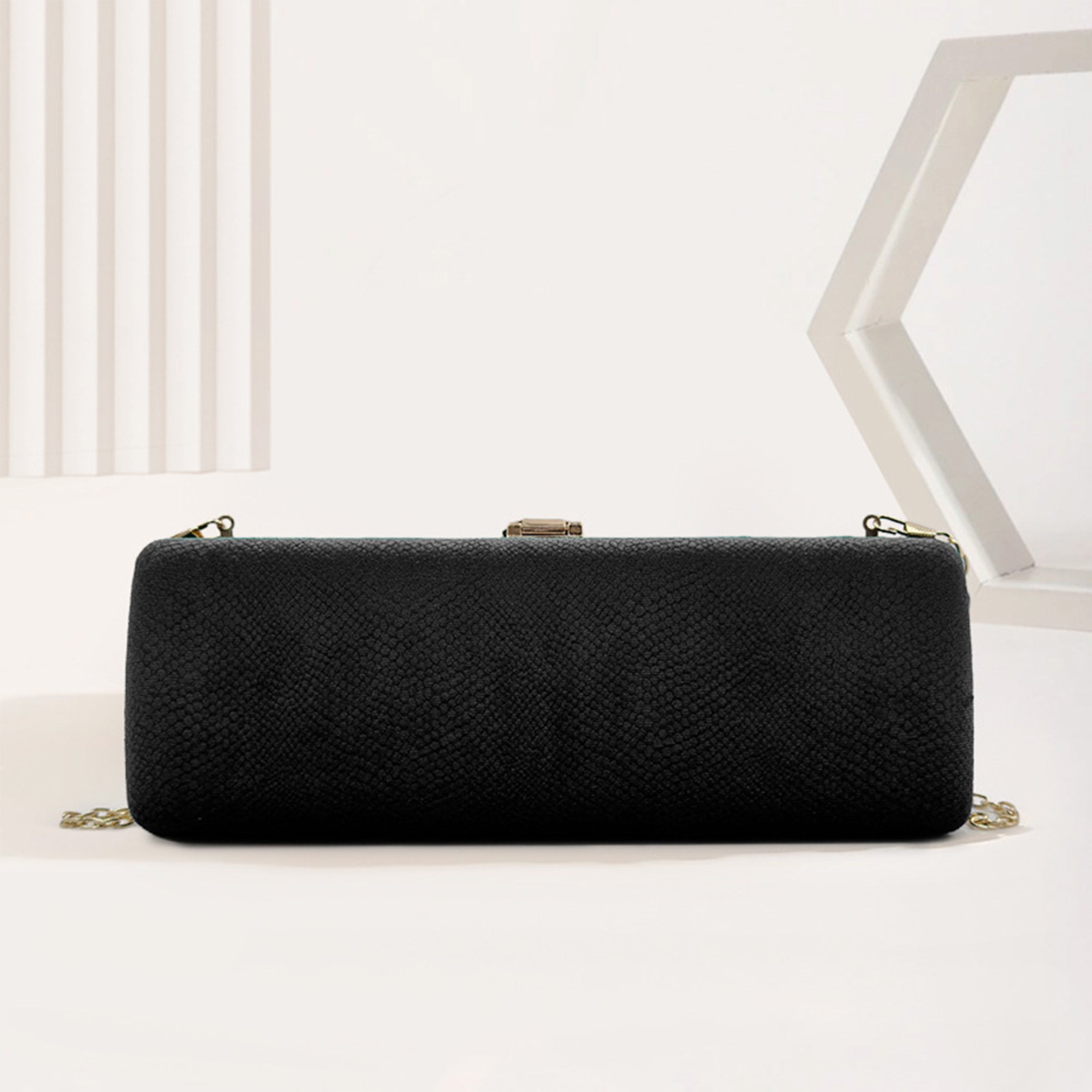 Gala New Leaf Velvet Clutch