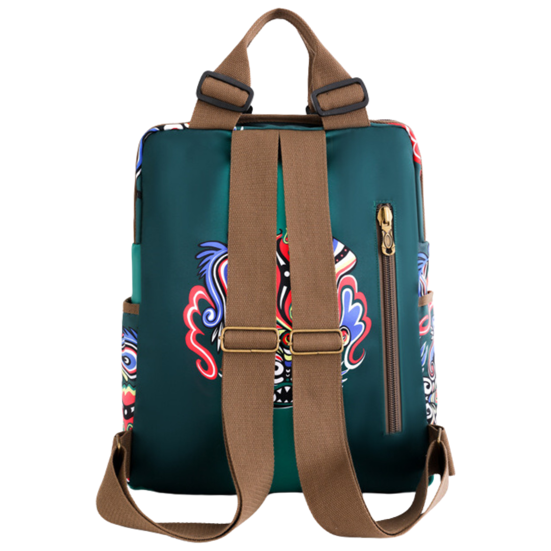 Trendy Printed Casual Backpack