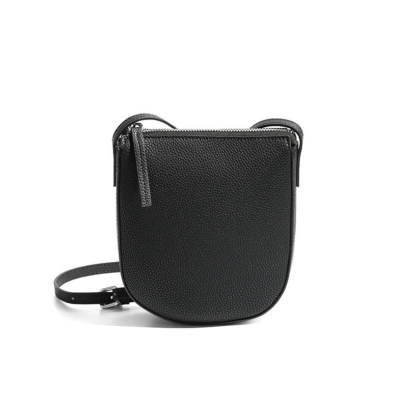 Sleek Essence Leather Crossbody