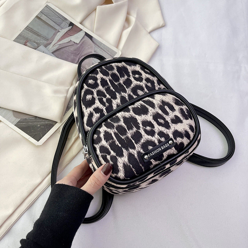 Leopard Print Backpack