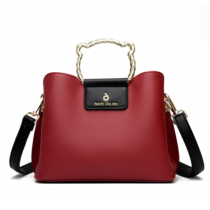 Vivid Edge Contrast Handbag