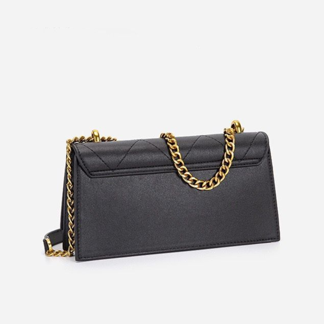 Luxe Fusion Chain Square Crossbody Bag