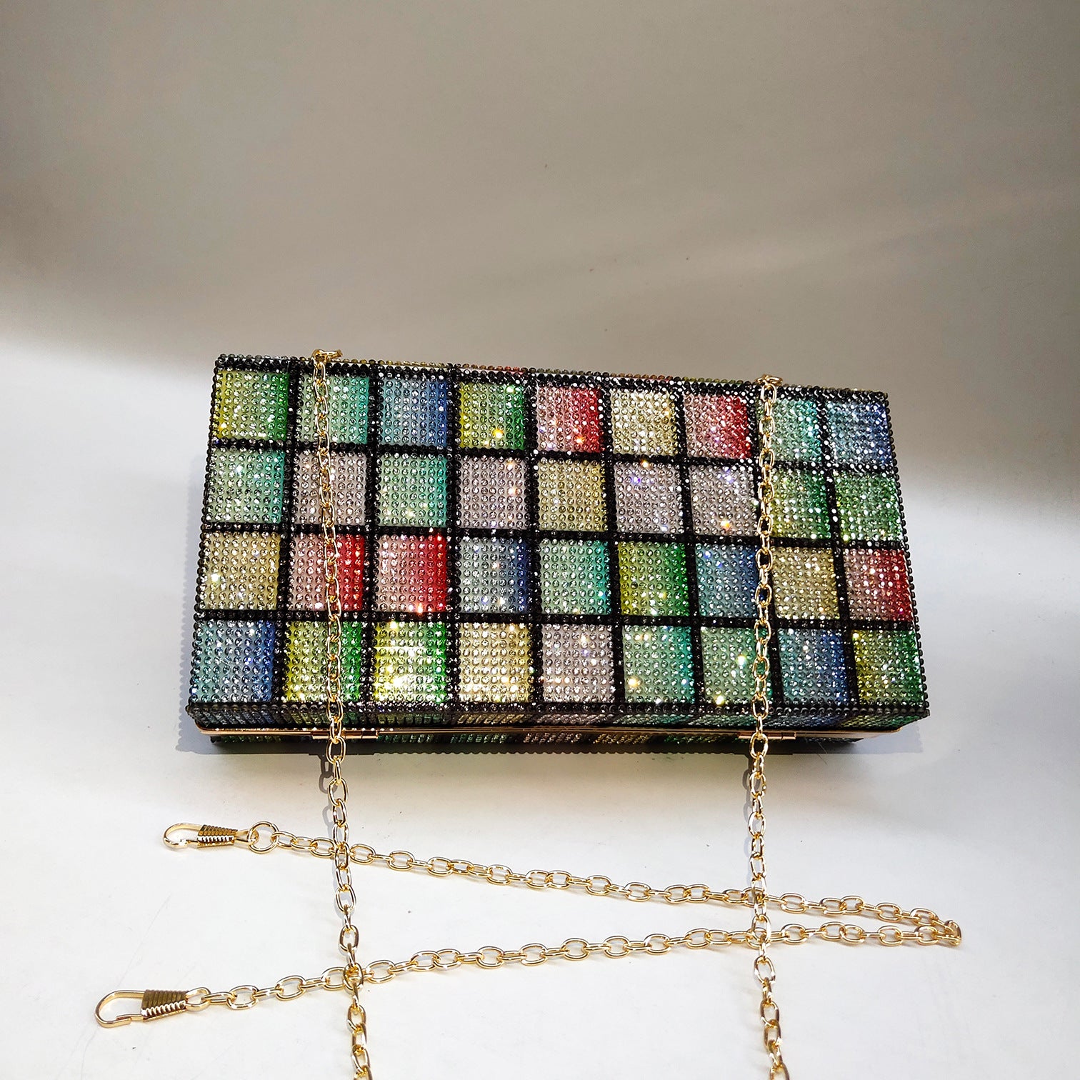 New Diamond Acrylic Clutch Bag