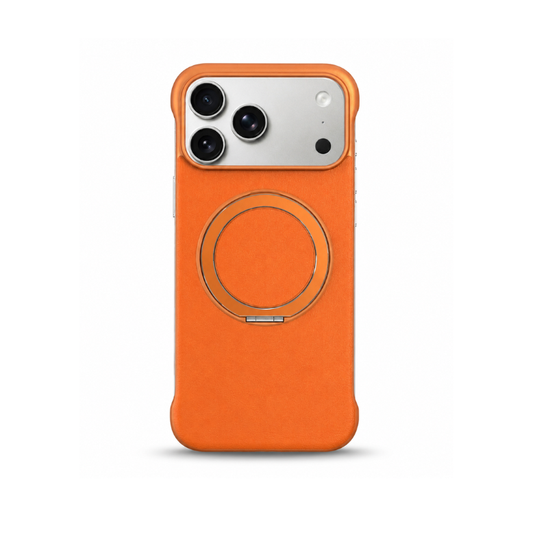 Syndee Leather Ring iPhone Case