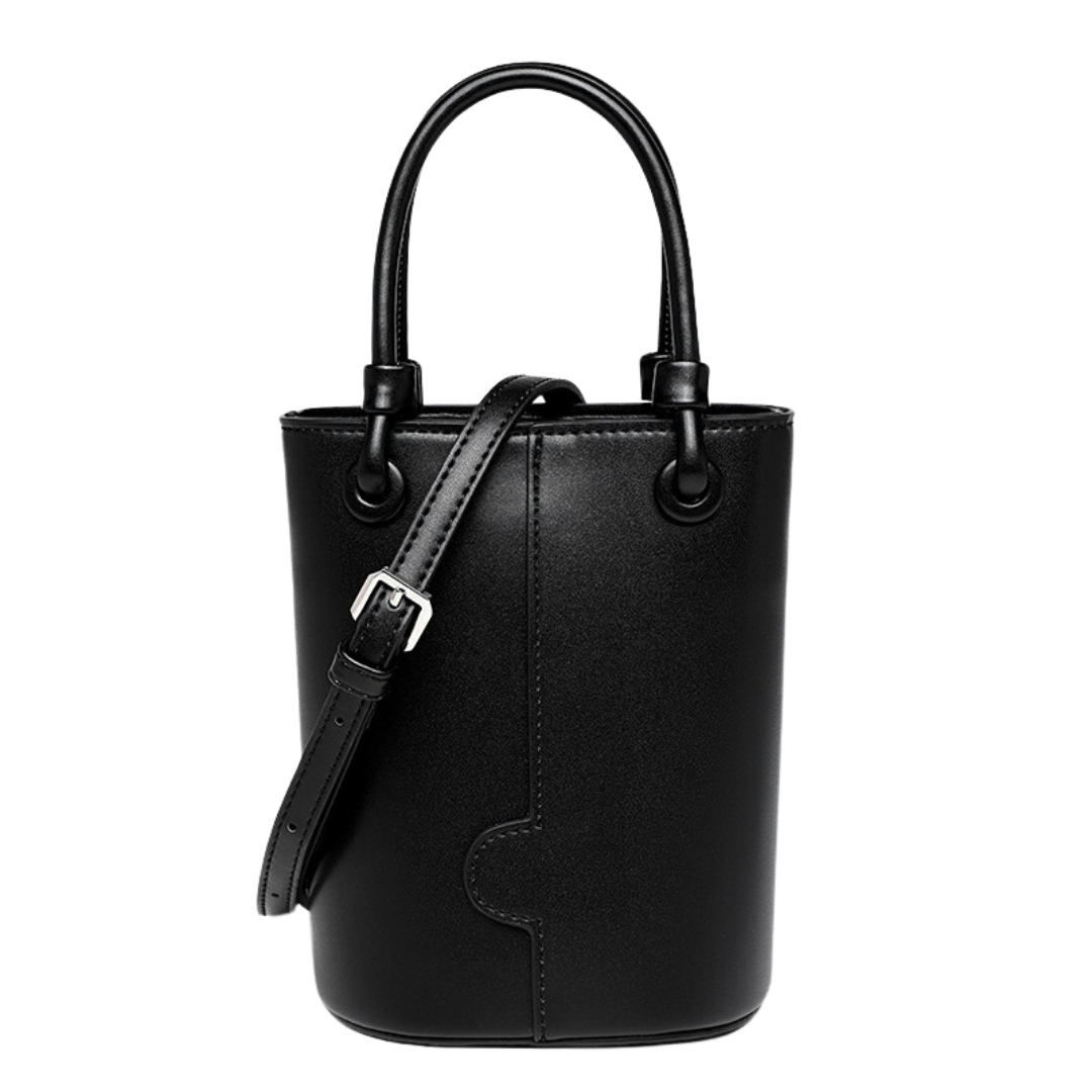 Black Versatile Bucket Bag