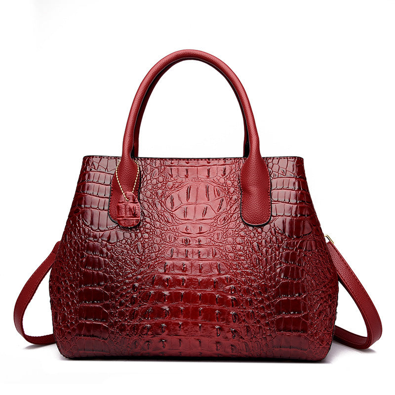 Croc Lux Minimalist Handbag