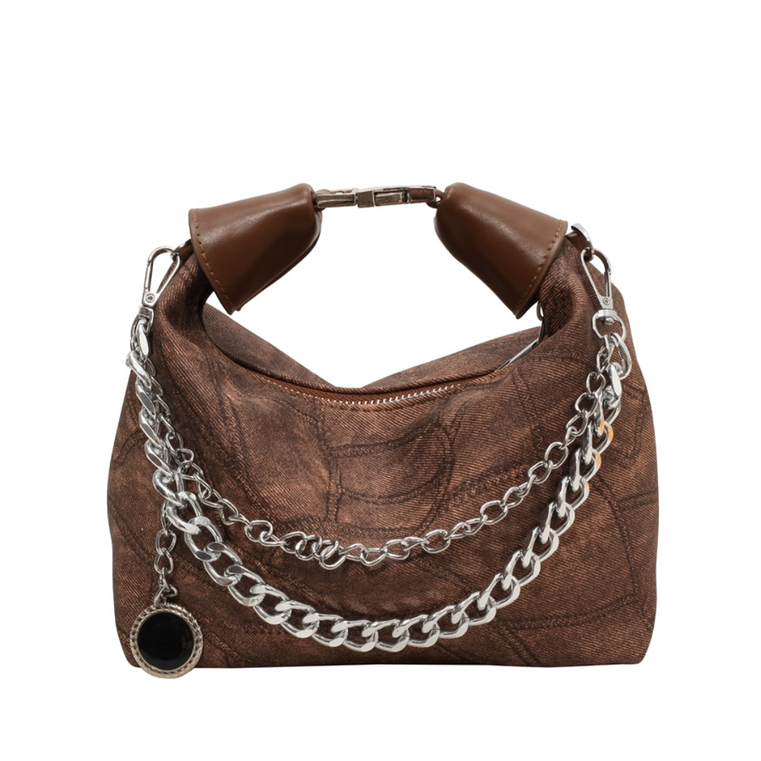 Glam Glide Simple Chain Handbag