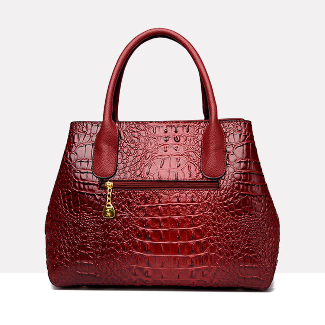 Croc Lux Minimalist Handbag