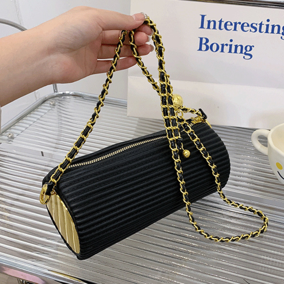 Fashionable Boston Chain Crossbody Bag