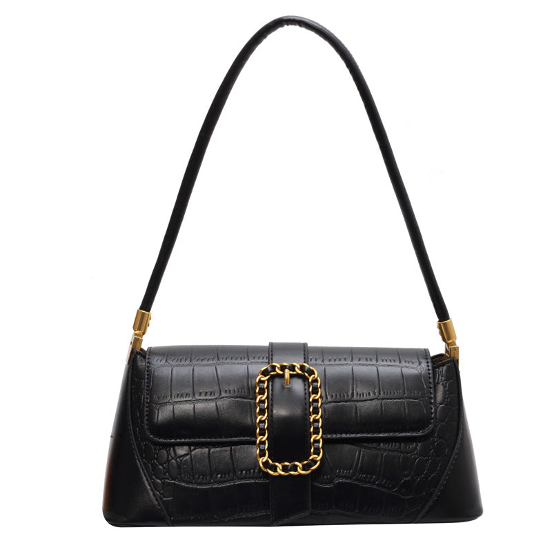 Niche  Underarm Baguette Shoulder Bag