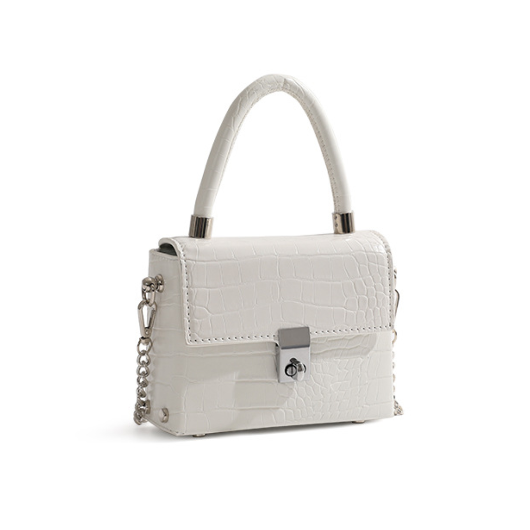 Fashionista Croc Embossed Handbag