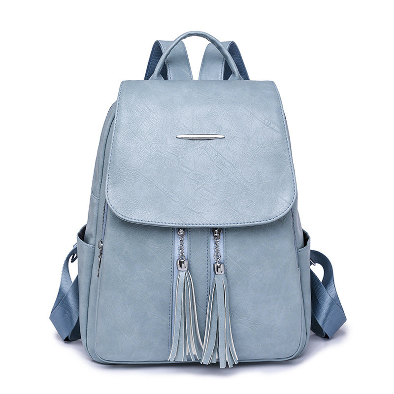 Vintage Charm PU Leather Backpack