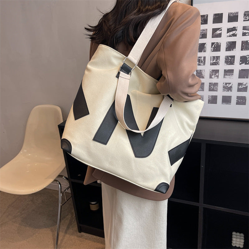 Large-capacity Canvas Tote Bag