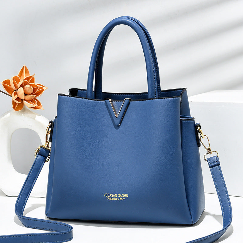 Solid Colored Handbag