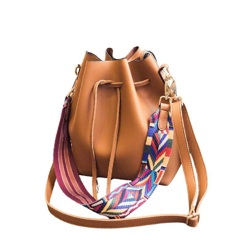 Ribbon Charm Bucket Bag