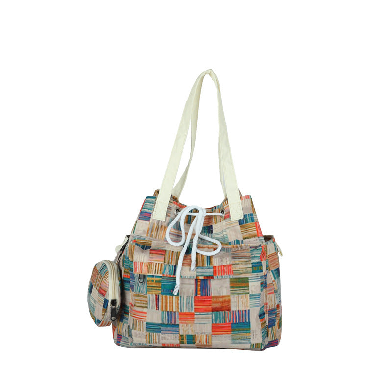 Printed Large Capacity Shoulder Bag