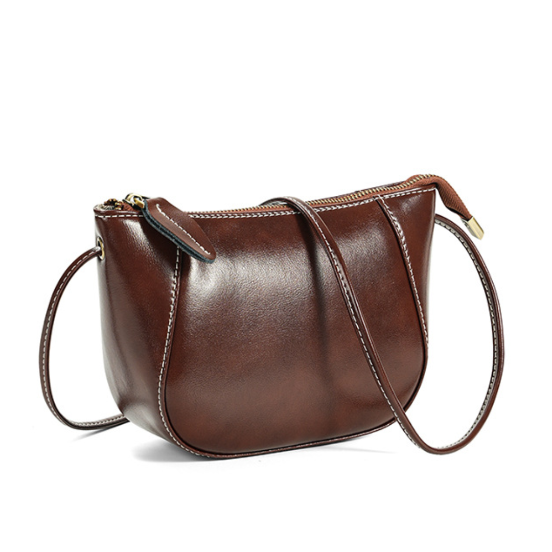 Luxe Leather Casual Shoulder Bag