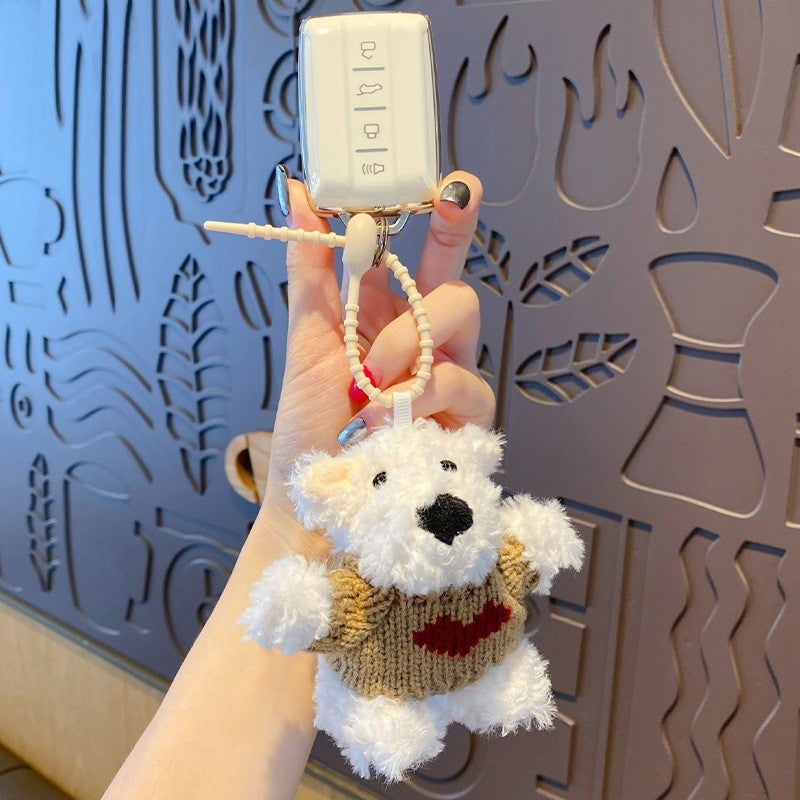 Cute Puppy Love Bag Charm