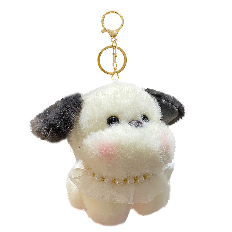 Blush Pup Charm Keychain