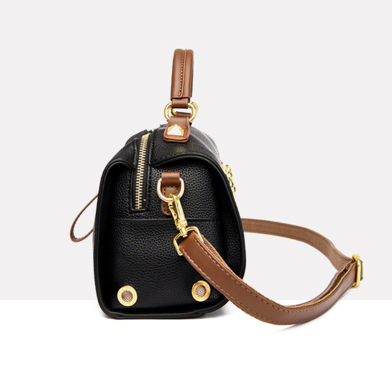 Retro Soft PU Leather Handbag For Women