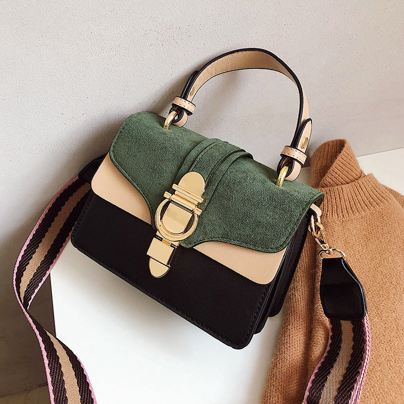 Contrast Colorblock Handbag