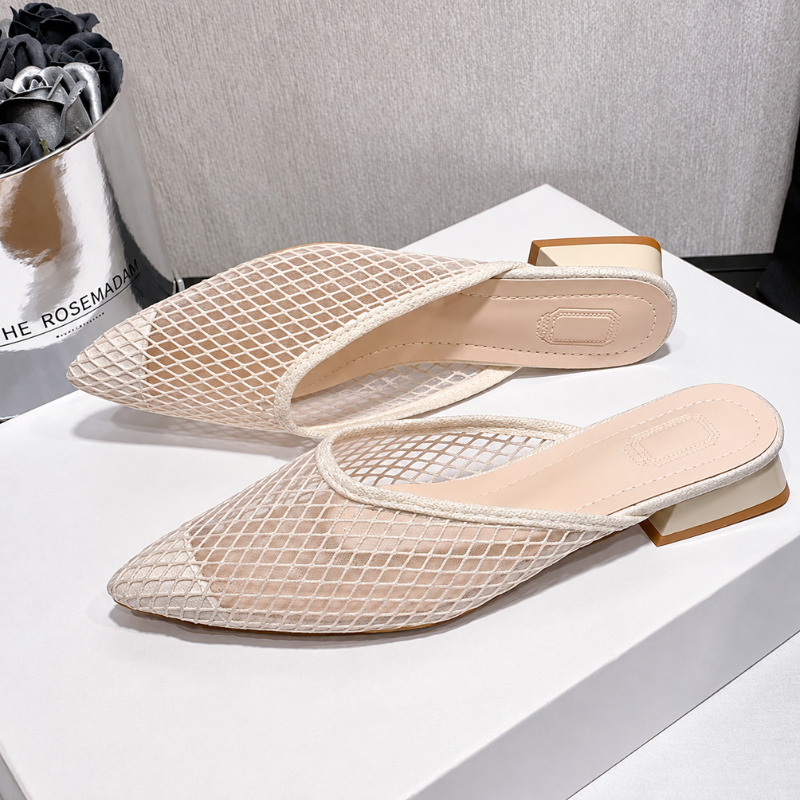 Luna Mesh Pointed Toe Pumps