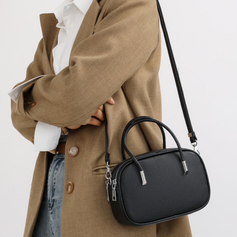 Marcelline Pebbled Cowhide Handbag