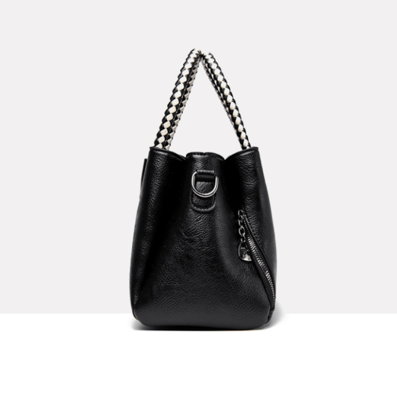 Braided Handle Multiway Women’s Handbag