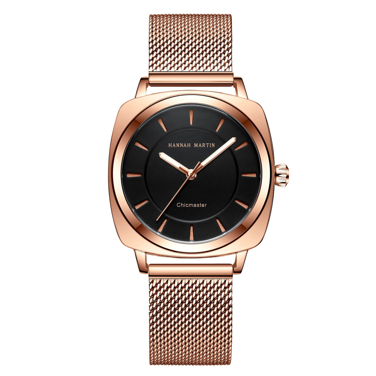 Rose Mesh Minimal Watch