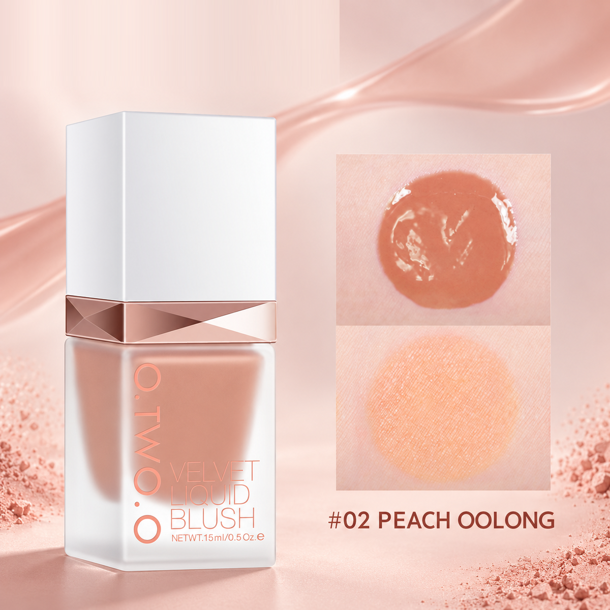 VelvetFlush Silky Liquid Blush