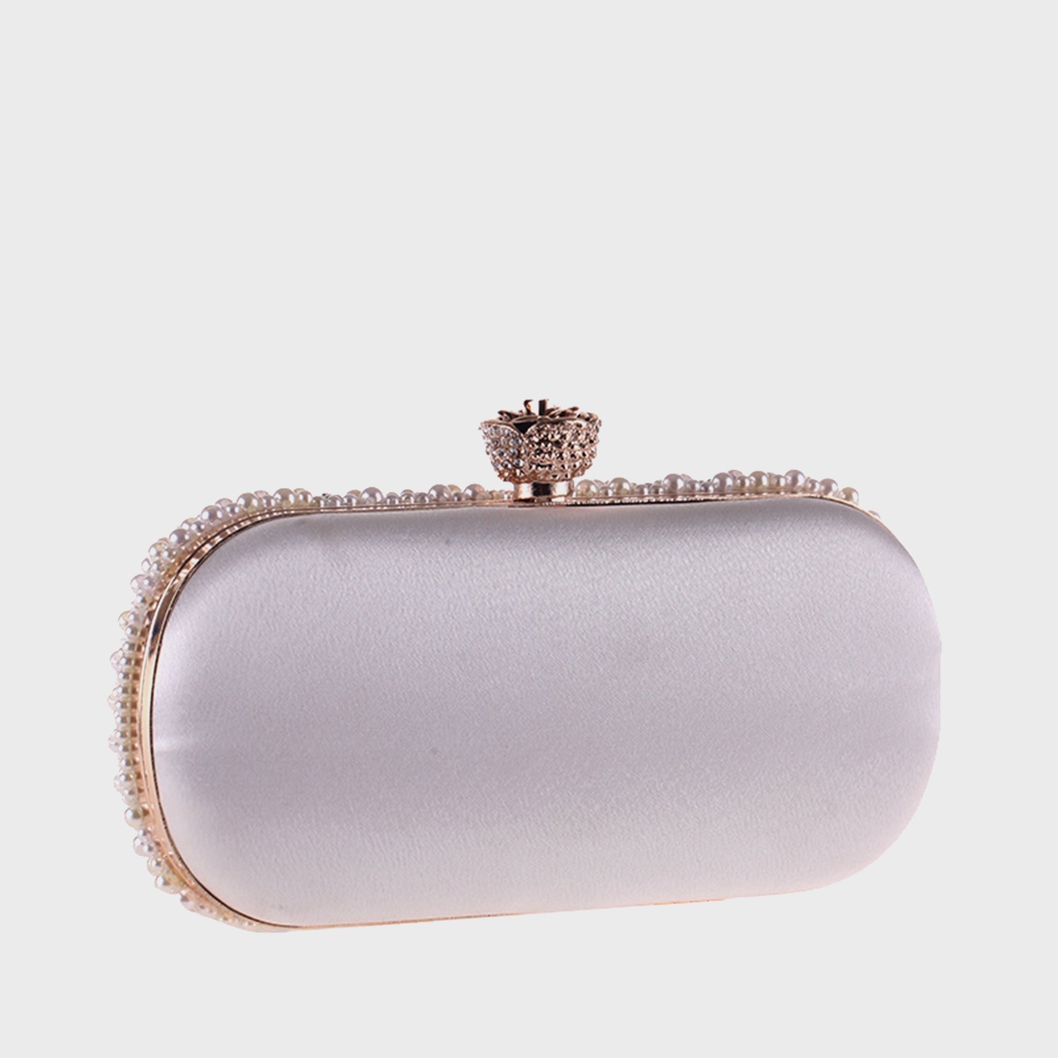 White Pearls Radiant Clutch