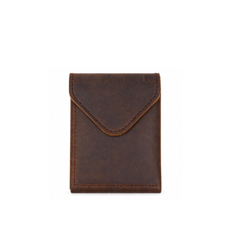 Vintage Craft Men’s Genuine Leather Magnetic Wallet
