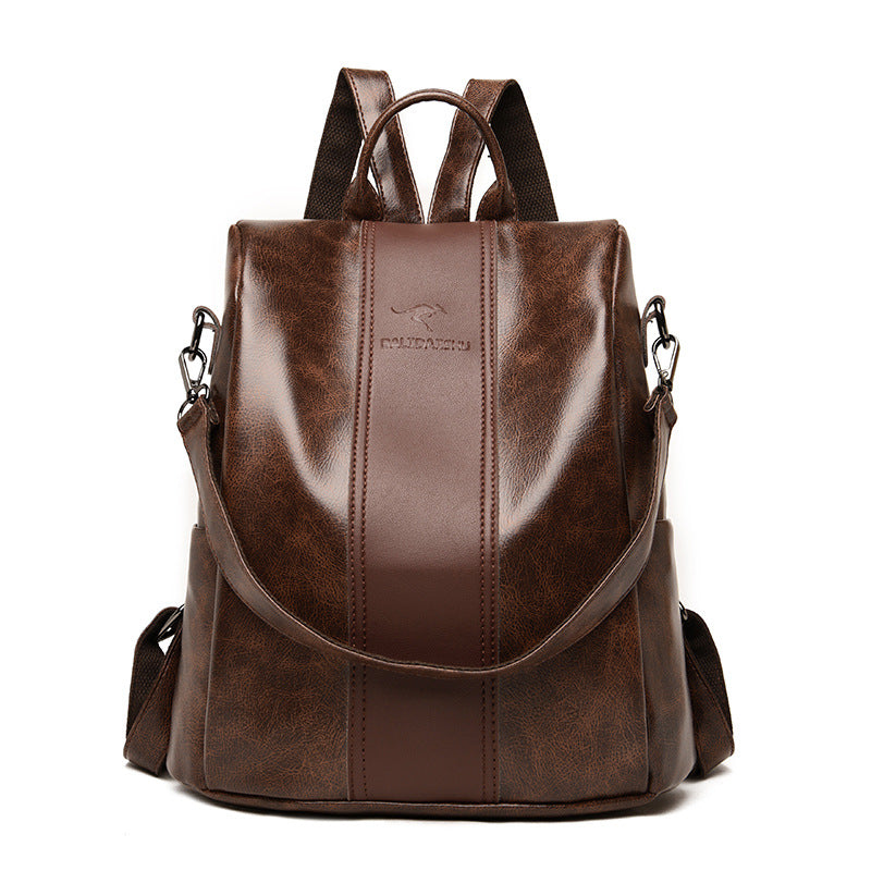 Modern Classic PU Leather Backpack