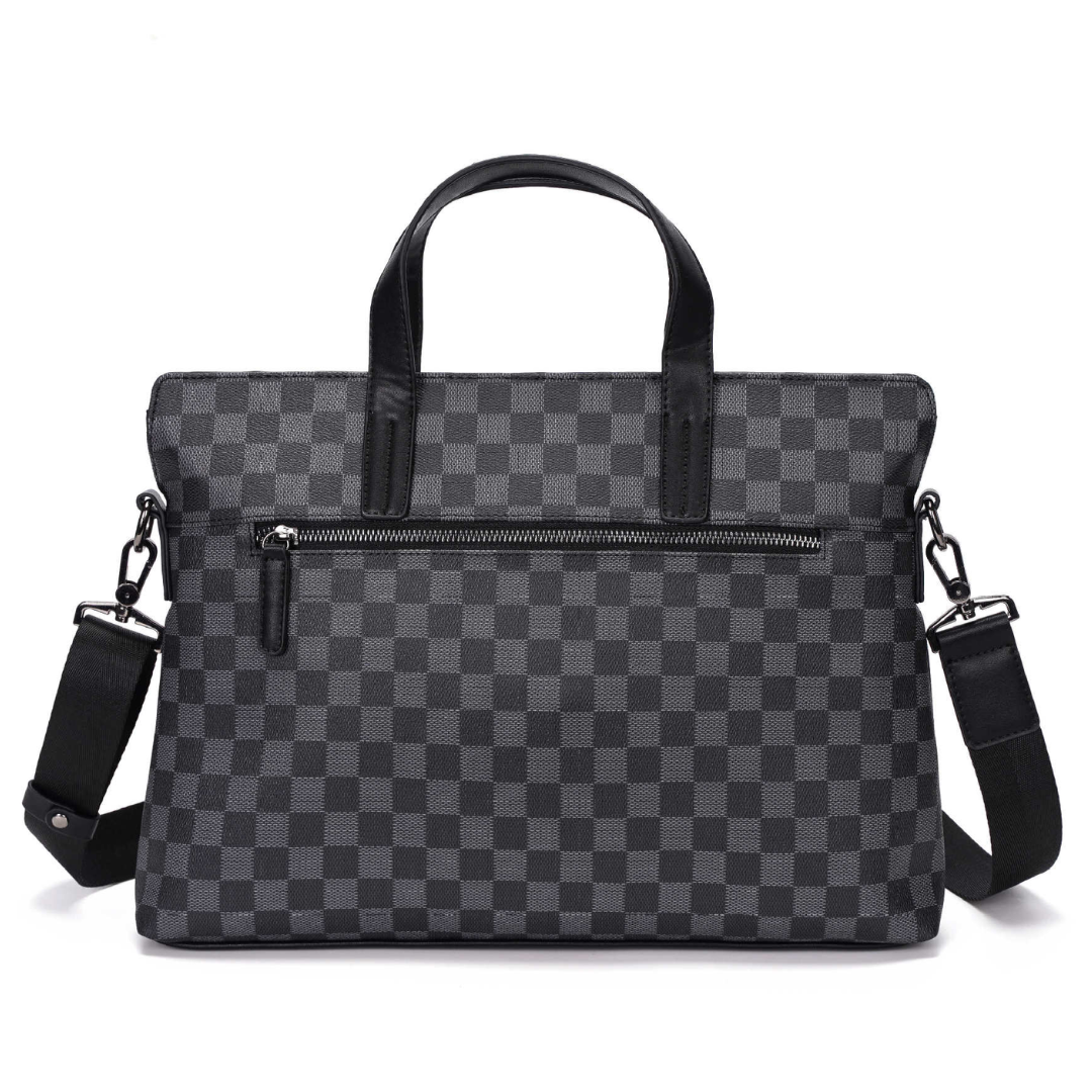 Bold Plaid Laptop Bag